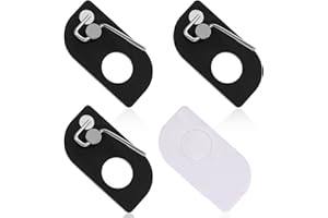 Styquenzer Lot de 4 repose-flèches magnétiques pour arc recourbé, support de flèche pour tir à l'arc recourbé - Repose-flèches arrière adhésif - Accessoire de tir à la chasse - Pour droitier