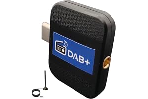 Dab+ Android Bärbar Radioadapter Usb, Mobil Digitalradiomottagare för Androidtelefon & (Sugkoppsantenn)