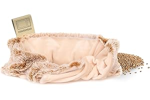 ‎HABIBI Habibi Plush Premium – 1709 Wärmekissen Wärmegürtel, mit herausnehmbarem Körnerkissen - zum Erwärmen in der Mikrowelle/Backofen