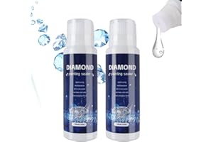 PEGRAUFC Sellador de Pintura de Diamantes,Diamond Painting Accesorios, 2 Unidades de Pegamento Transparente Para Pintura de Diamantes,Alto Brillo, Secado Rápido, con Cabezal de Esponja Para Efecto