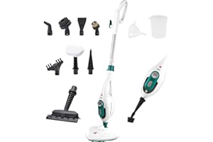 Di4 Steamclean Multi10 Max Scopa a Vapore Multifunzione 10 in 1, 1500 W, Elimina il 99,9% di Virus e Batteri, Pulizia senza Prodotti Chimici o Abrasivi