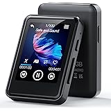 ZOOAOXO 64Go MP3, Lecteur MP3 Bluetooth 5.2 avec 2.4 Pouces Ecran Tactile Complet,Haut-Parleur Intégré, Qualité Sonore HiFi,