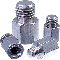 PATIKIL M3 x 0,5 tot M4 x 0,7 dubbele fijne schroefdraadbouten bouten