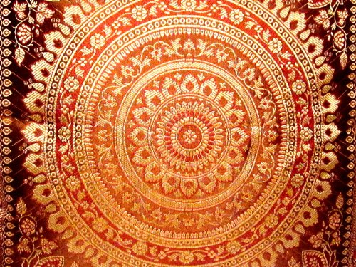 Indische Seide Deko Kissenbezüge 40 cm x 40 cm, Extravaganten Design für Sofa & Bett Dekokissen, Kissenhülle aus Indien (Angebot gültig nur für ein Woche) - 3