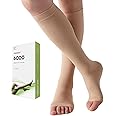 VENOSAN 6000 Classic Medical Compression Support Stockings for Varicose Veins, Leg Circulation & Pain Relief, Class 2, Open Toe, Ideal for Men & Women, Below Knee, 23-32 mmHg
