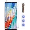 MACLEN Ultra Premium Original Uv Curved Full Screen Protector Tempered Glass For Lg Wing 5G Cellphone | With 3D Curved Full Screen Coverage And Installation Kit