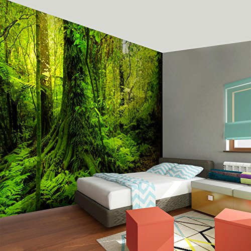 Fototapete Wald 352 x 250 cm – Vliestapete – Wandtapete – Vlies Phototapete – Wand – Wandbilder XXL – !!! 100% MADE IN GERMANY !!! Runa Tapete 9010011c - 5