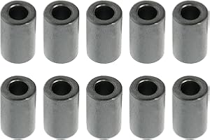 YOKIVE 10pz Toroide Nucleo Ferrite, cerchi Ferrite cerchi Toroide Nucleo Ferro, Buono per Filtri Bobine, Potenza Trasformatori (Scuro Grigio, 12 mm x 6,5 mm x 20 mm)