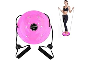 Gilen Waist Twisting Disc, Waist Whisper with Drawstring and Foot Massage Waist Sculptor Machine Twister Body Shaping, Waist Whispers for Women Adults Weight Loss/Cardio Exercise