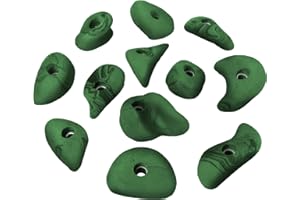 ‎ALPIDEX ALPIDEX 12 Klettergriffe | Klettersteine | Verschiedene Formen | Ergonomische Rundungen | Hinterschneidung