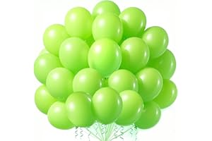 GHOIETV Luftballons Grün,100 Stück 12 Zoll Ballons Grün,Latex Grüne Ballons für Für Grüne Themen Geburtstags Partyballon Hochzeits Babyparty Graduierung Party