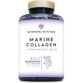 Collagen with Magnesium and Hyaluronic Acid. Vitamin C. 150 Capsules Supply 75 Days. High Concentration. Care of Joints, Skin