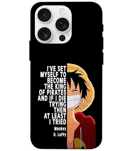NDCOM for iPhone 13 Pro Max Back Cover Case Anime One Piece Monkey
