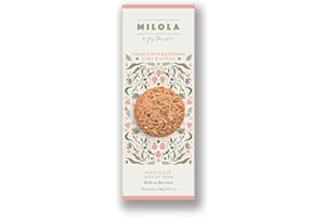 Frambuesa, Lima y Avena - MILOLA Galletas Gluten Free. Pack 6 cajas de 140 gr. cada una - Sin Gluten, Sin Lácteos, Sin Gluten, Sin Aceite de Palma