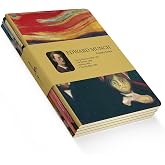 Retronote Anxiety Series - A5, Edward Munch 4'l&uuml; Defter Seti I, &Ccedil;izgisiz, Toplam 256 Sayfa, Her biri 64 Sayfa, Tel Dikiş, Esn