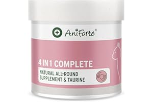 AniForte 4in1 Complete Cat 60 g – Complete Care for Cats, Rich in Antioxidants, Vitamins, Minerals, Powder with Taurine, Collagen for Joints, Nervous System, Immune System, Gastrointestinal Support