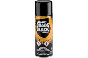TABLETOP DOMINION Citadel Games Workshop Chaos Black Spray