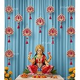 JH Gallery Decorative Lotus Hanging for Home Decor, Diwali Decoration, Pooja Room Decor, Mandir Wall Decor, Home Decoration I
