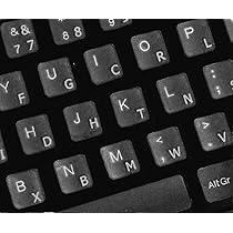 Adesivi Trasparenti Per Tasti 50 Era, Laminati E Vuoti - Personalizza Il Tuo Laptop O Computer Etichette Tastiera Laminate Trasparenti - Foto 3