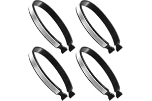 Geosar Cycling Trouser Clips Reflective Bicycle Elastic Bike Trousers PVC Coated Cycle Clips
