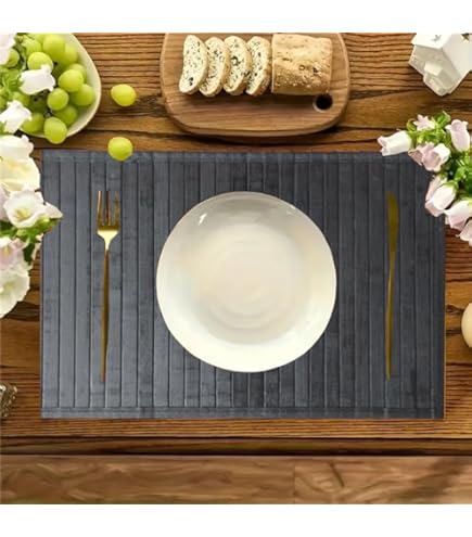 Tovaglietta In Bambù 30x45 Cm - Antiscivolo, Lavabile, Resistente Al Calore Fino A 100°C