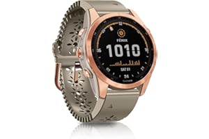 SumRioo QuickFit 20mm Correa para Garmin Fenix 7S Pro Solar/Fenix 7S/Fenix 6S/Fenix 6S Pro, Sport Correa Floral Calado Patrón Pulsera Repuesto Silicona para Garmin Fenix 5S/Fenix 5S Plus