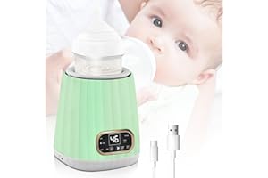 FACAIO Scaldabiberon, Baby Bottle Warmer, Agitatore per Biberon, Temperatura Costante di 45°C/55°C, Display Digitale Della Temperatura, Controllo a Tre Velocità, a Basso Rumore, Per Latte Materno o Formula