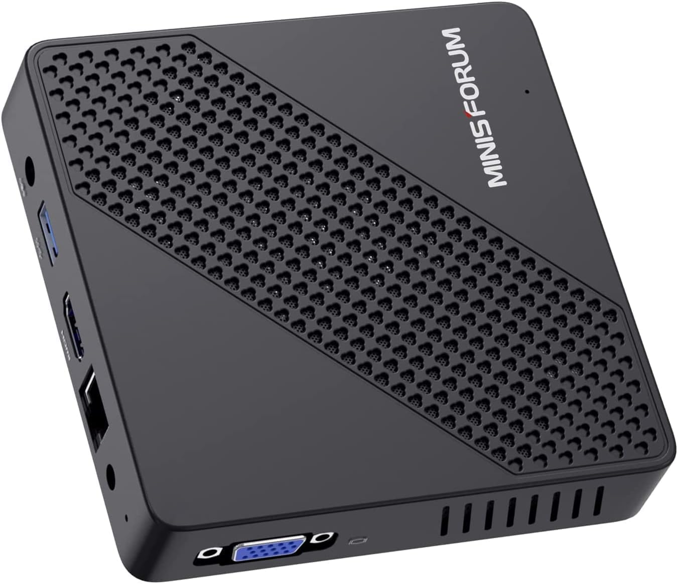 MINISFORUM Mini PC Fanless 4GB DDR4/64GB eMMC Procesador Intel Celoren N4020 Mini computadora de Escritorio,Puerto HDMI y VGA,WiFi de Doble Banda 2.4+5.0G,BT,USB 3.0 * 3