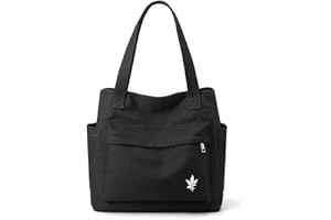 CORIOS Damska torebka z płótna, wielofunkcyjna torba z uchwytami, do noszenia na co dzień, do pracy, szkoły, na zakupy, do podróży, na co dzień