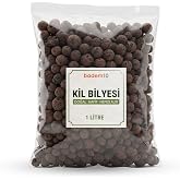 Doğal Kil Bilyesi (1 Litre) Saksı Altı Drenaj Katmanı ve Dekoratif Toprak &Ouml;rt&uuml;s&uuml; LECA Misket Kil
