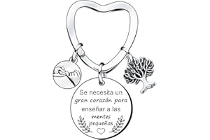 Lumengqi Maestro Llavero Regalo Maestro Llavero Maestro Gracias Maestro por el Regalo Grabado Llavero Graduación Regalos Cumpleaños Regalo del dia del Maestro Regalo de acción de Gracias