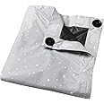 Tommee Tippee Sleeptight Portable Blackout Blind with Stick and Twist Suction Cups, Adjustable and Lightweight, Modern Grey Fabric, Large, 130 x 198cm