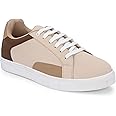 Centrino Womens Casual Shoes | Colorblock Sneakers with Ultra Soft Cushion Lace-Up Shoes All-Day Comfort | Trendy & Lightweight Design | Low Top Flat Sole (7608)
