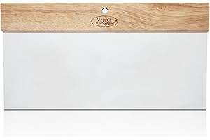 Axus Decor Quick-Fill (Blue Series) Flexible Caulking Blade Beechwood Handle & plastic - Wallpaper Smoother Tool For Professional & DIY Projects, Ideal For Cracks, Smoothing, Wallpapering - 280mm