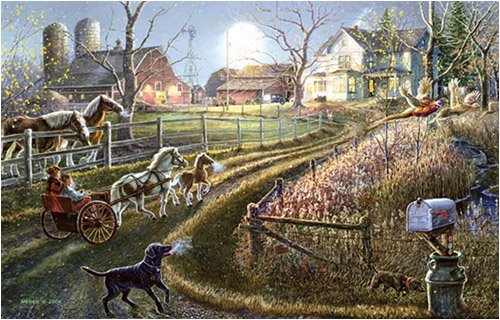 Preisvergleich Produktbild Puzzle 1000 Teile Pony Express 28424 von SunsOut