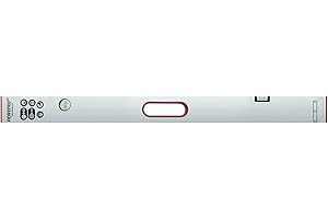 ‎DEWEPRO DEWEPRO Alu Richtlatte 2m - Abziehlatte mit Handgriff und 2 Libellen - Präzise Putzlatte für glatte Flächen - Richtscheit 200cm