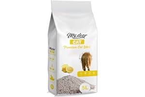 My Dear Cat Litter Dark 100% Fast Collecting 5L Scent (5L, Lemon)