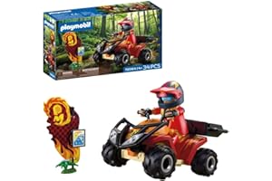 Playmobil | Cars | Quad Tout-Terrain | Quad Tout-Terrain avec Pare-Buffle Amovible| Jouet pour Les Enfants de 4 Ans et Plus | 72064 - 1