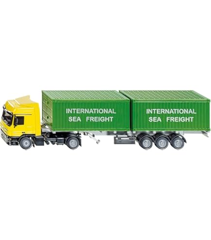 Siku SUPER Man LKW mit Kofferaufbau 10199700002, Gelb: Amazon.de
