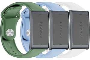 OUTPUTBT Silikonowa bransoletka do Amazfit Helio Strap Smart, bransoletka zastępcza, dla kobiet i mężczyzn, 3 szt.