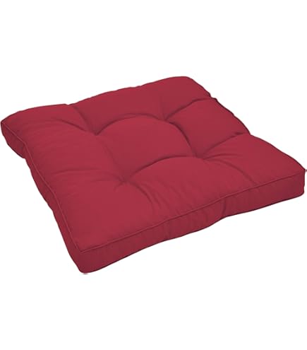 Beauitssu Set Van 2 Vloerkussens 50x50 Cm - Extra Dik 10cm Stoelkussen 100% Katoen Anthracit Mila