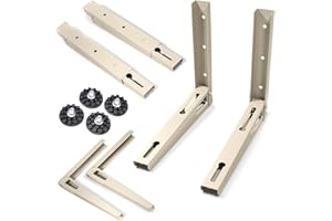 Maclean MC-621 Support de poignée pour climatiseur support mural pour le conditionnement de l'air jusqu'à 100 kg Support de fixation pour climatiseur Supports pour climatiseurs muraux