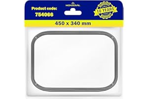 Goma Horno 450x340 mm con Código Original 00754066 754066 00658558 para Bosch para Siemens para Neff para Balay para Constructa - 4 Ganchos - Garantía de 10 Años - MONTERAL