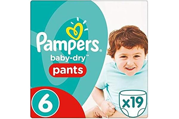 Pampers Baby-Dry 19 Couches-Culottes Taille 6 (16 kg et +)