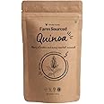 Farm Sourced Quinoa 1kg, Rich in High Fibre and Protein, 100% Wholegrain Cereal, Gluten Free Healthy Breakfast Superfood for Weight Management, Quinoa in Fresh