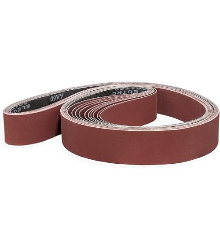 Lot De 5 Bandes Abrasives Silverline 75 X 533 Mm - Grains Variés (voir Tableau) - Pour Ponceuse à Bande