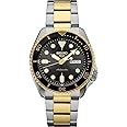 SEIKO SRPK22,Men Sport,GMT,Mechanical,Automatic,Stainless,Two Tone,Charcoal Dial,100m WR