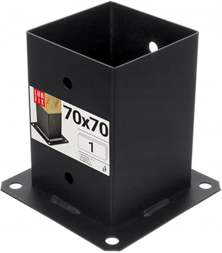 VEVOR 20er-Set Aufschraubhülse Pfostenträger Pfostenschuh Pfosten 153x153x62mm e
