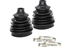 Genikeer CV Joint Boot Kit, Split Axle Boot Set, Split CV Boot Kit Driveshaft Stretchy Outer Gaiters, CV Constant-velocity Dust, Rear CV Axle Boot Kit Swing Axle Boot Kit For Vehicles