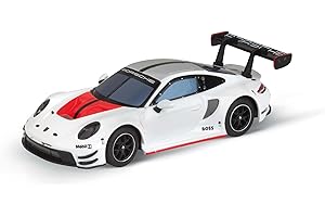 Carrera Hybrid, Porsche 911 GT3 R Rexy, Maßstab 1:50, Front- und Rücklichter, Bis zu 30 Minuten Rennaction, USB-C-Aufladung in 20 Minuten, Mobile App-Steuerung für maximales Fahrvergnügen